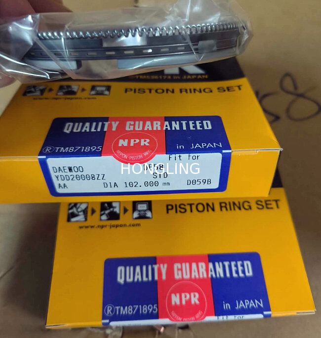 DAEWOO DB58 PISTON RING SDD20008ZZ  65.02503-8058 HINO H07C SDH20043ZX H07D SDH20056ZX
